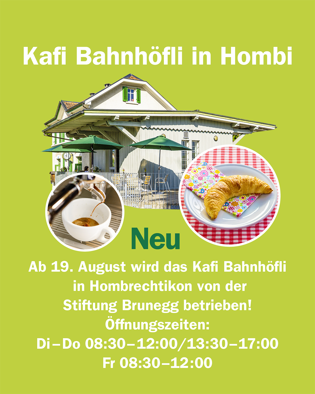 Neuigkeiten aus dem Kafi Bahnhöfli